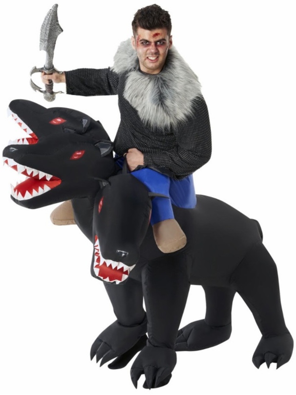 Costume - Evil Three Headed Dog ride on- One size (Adult)